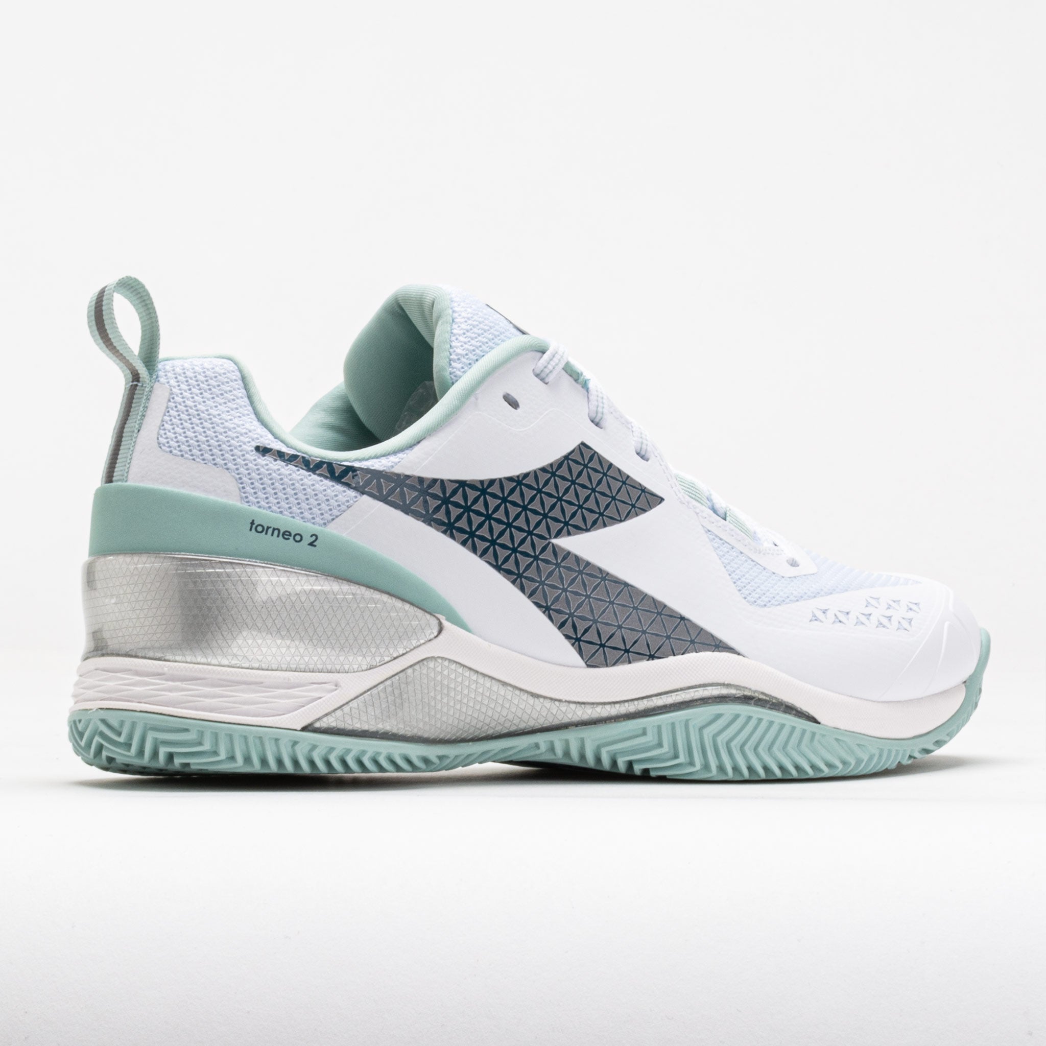 Diadora Blushield Torneo 2 Clay Women's  White/Legion Blue/Surf Spray