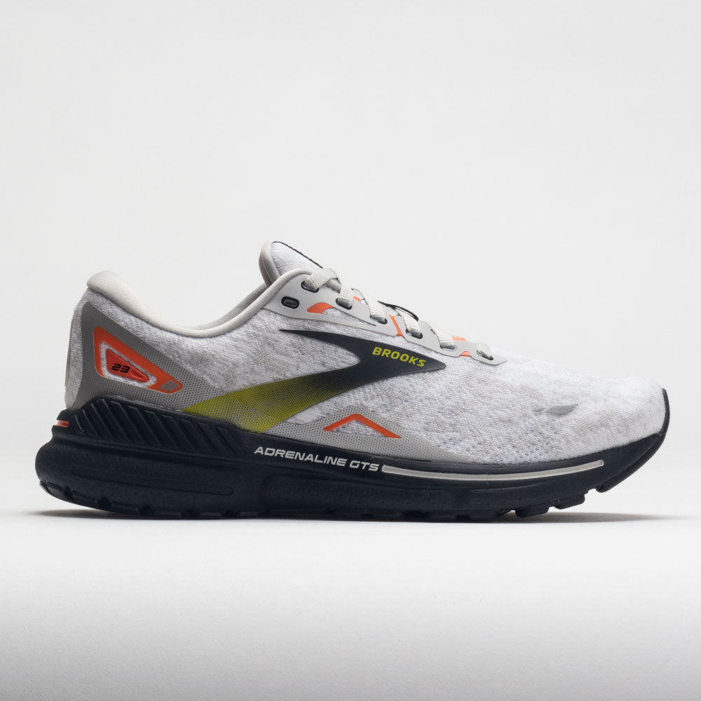 Brooks Adrenaline GTS 23 Men's  Oyster/Black/Red Orange