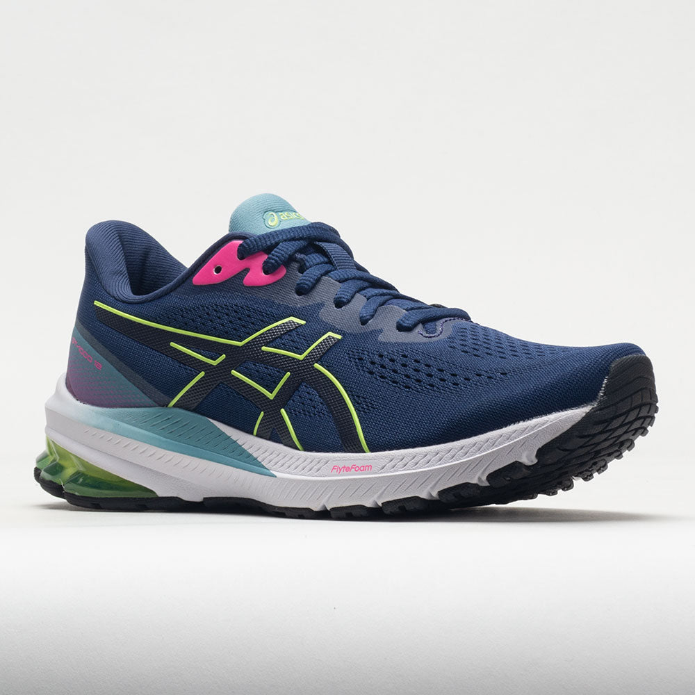 ASICS GT-1000 12 Women's  Deep Ocean/Lime Green