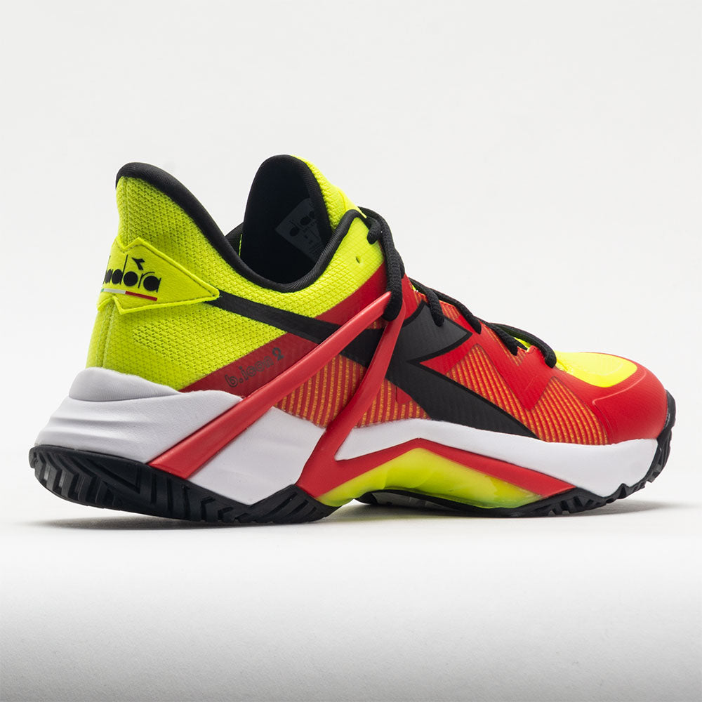 Diadora B.Icon 2 AG Men's  Yellow Fluo/Black/Fiery Red